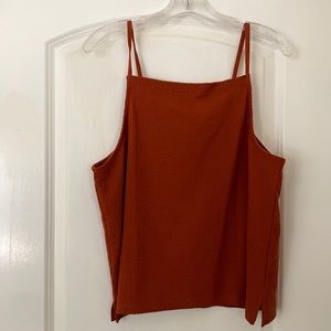 Madewell seersucker tank